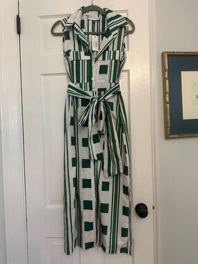 Brooke Wright Striped Shirt Dress XS